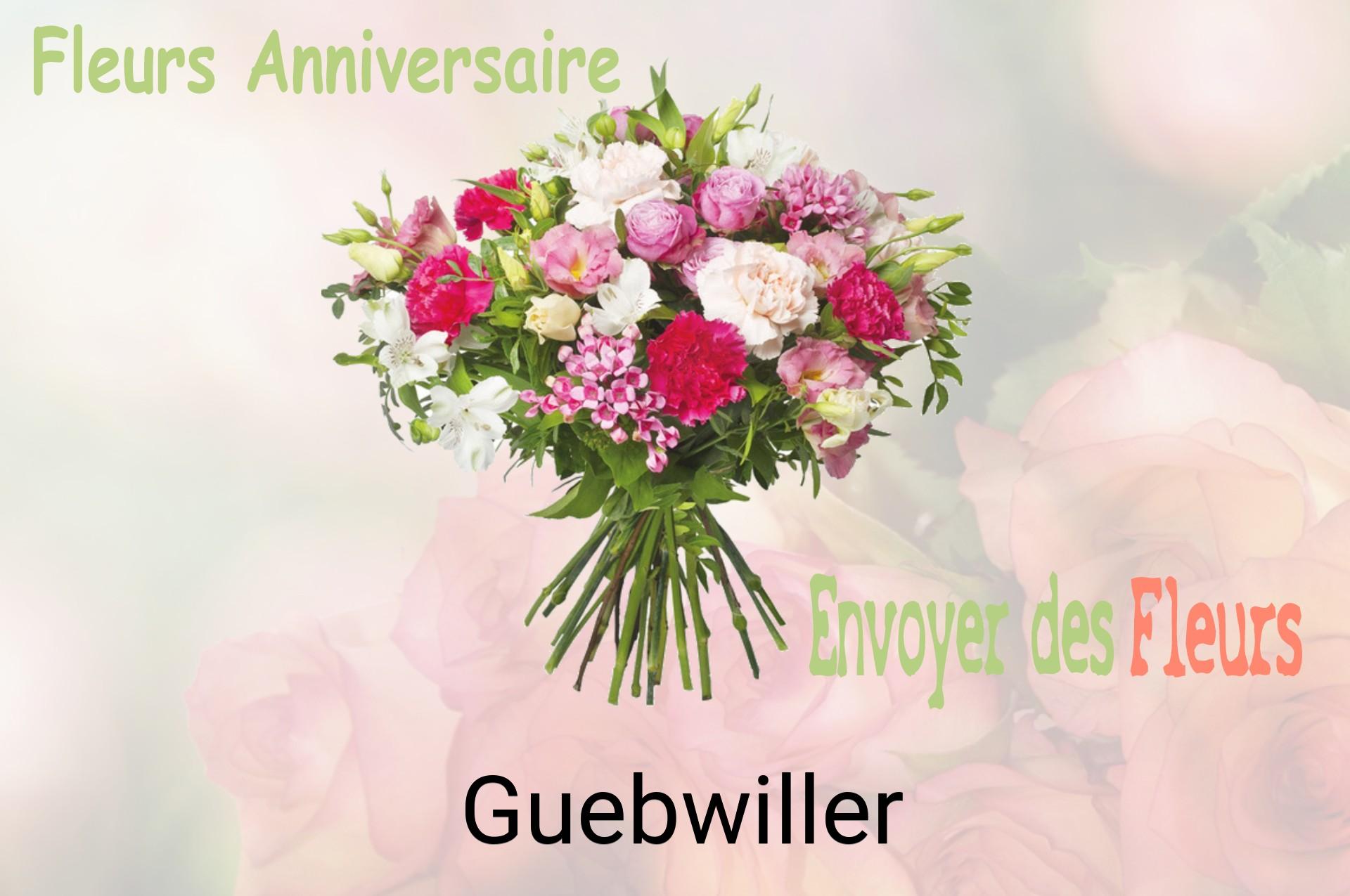 Bouquet de fleurs d’anniversaire livré à Guebwiller