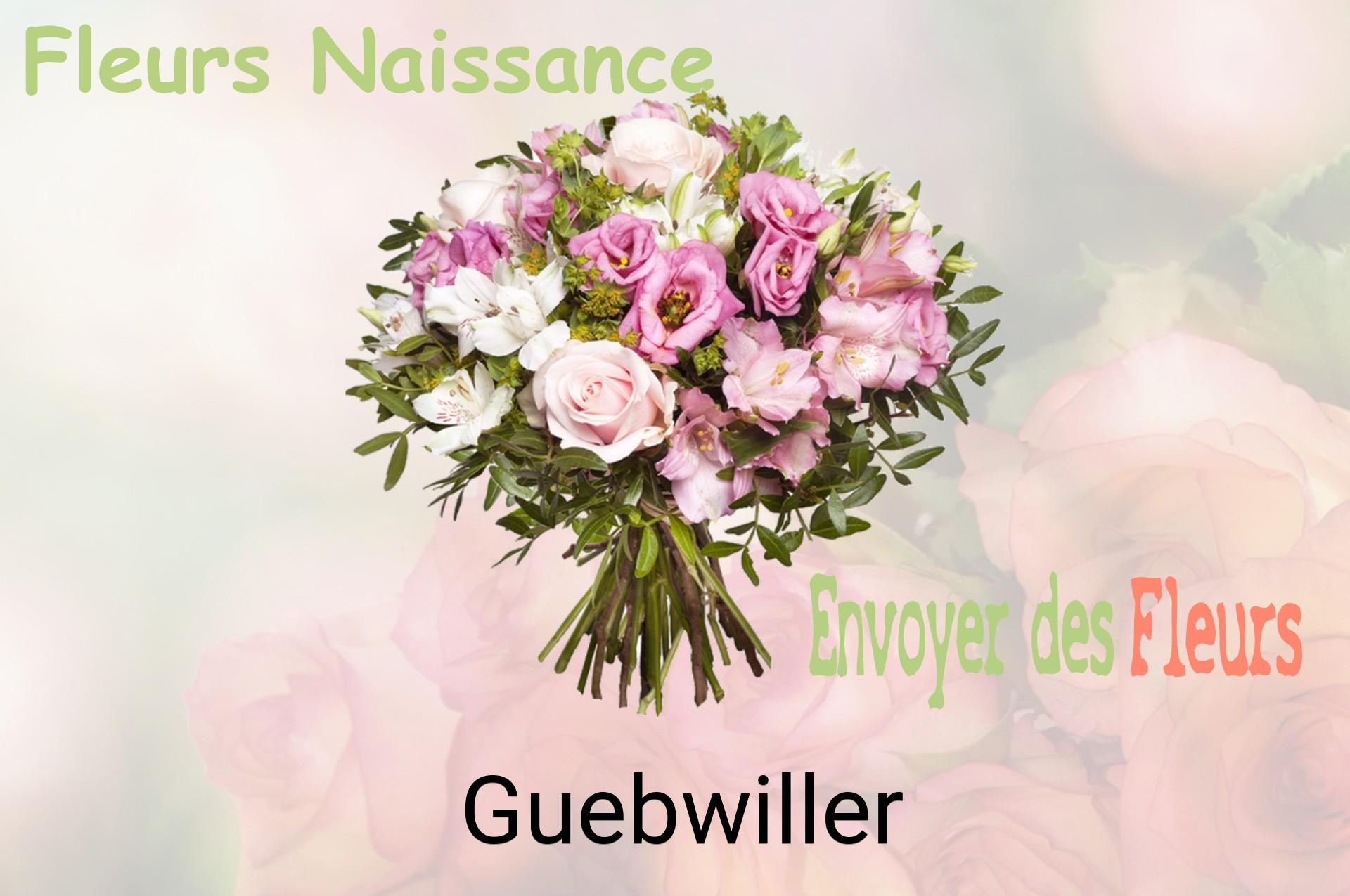Bouquet de fleurs de naissance livré à Guebwiller