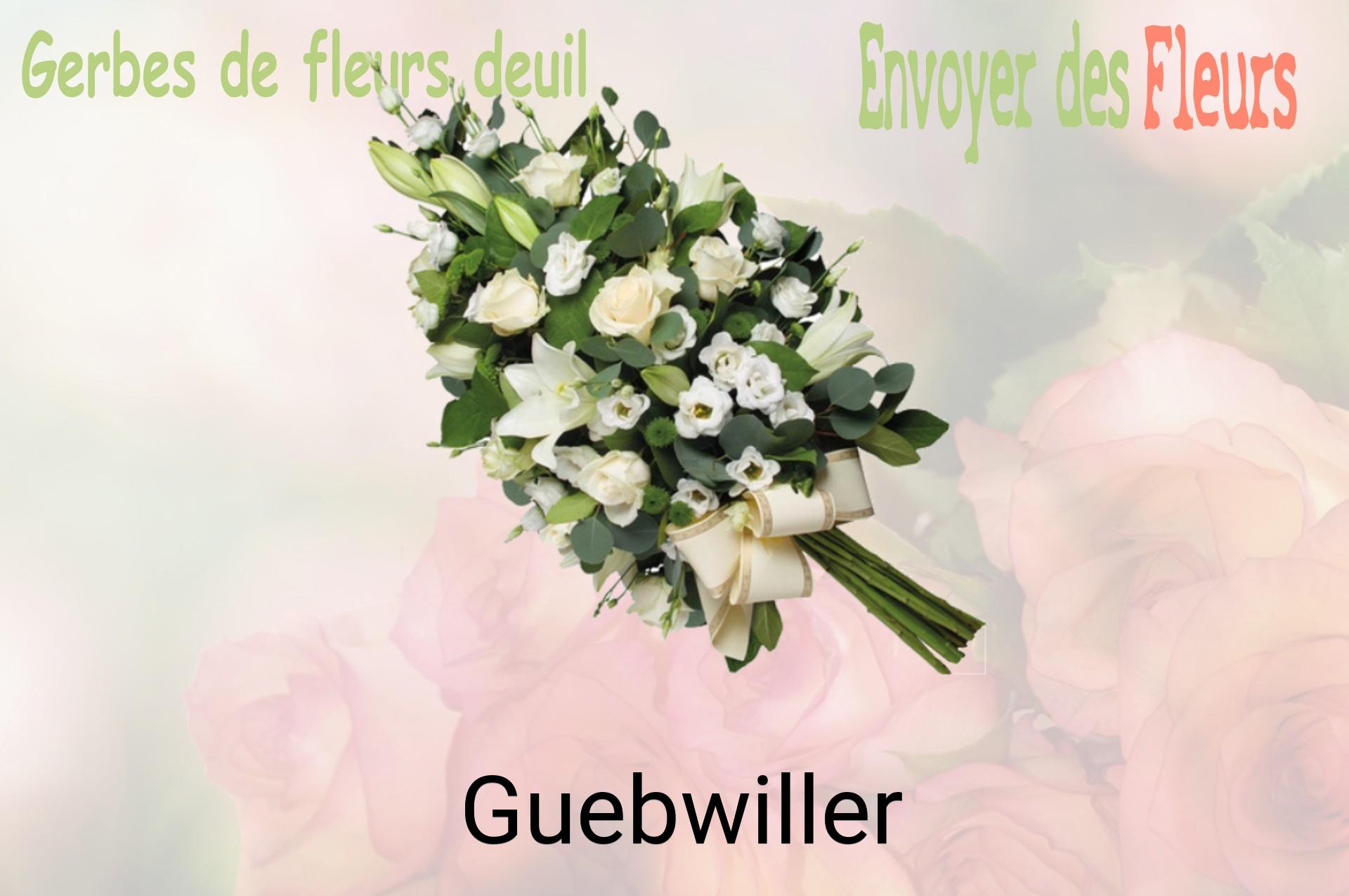 Gerbe de fleurs de deuil livrée à Guebwiller